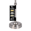 Brushed Silver Touch Dimmer Portable Rechargeable Buffet Lamp, 18"