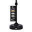 Black Touch Dimmer Rechargeable Buffet Small Table Lamp with Shade, 18"