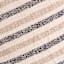 Black And Beige Cabana Stripe 2-Pack Pillow 24X24