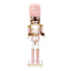 Pink & Gold Drummer Nutcracker, 15"