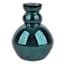Found & Fable Dark Green Mercury Glass Vase, 5"
