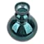 Found & Fable Dark Green Mercury Glass Vase, 5"