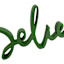 Homespun Holiday Green Believe Cutout Table Sign, 23.7"