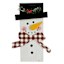Homespun Holiday Snowman Tabletop Decor, 7"