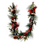 Mixed Pine, Berry, Pinecone & Plaid Bow Garland, 6'