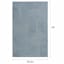 Mist Blue Tufted Accent Rug, 4x6