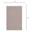 Natural Tan Washable Area Rug, 3.5x5.5