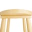 Hayley Barstool, White Oak Finish