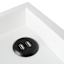 Jane X-Side Table with USB, White