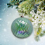 Oh Joy! Aqua Ball Ornament, 8.5"