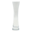 Clear Glass Hourglass Vase, 8"