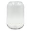 8In Rounded Clear Glass Vase