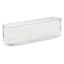 14In Long Oval Clear Glass Vase