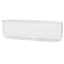 14In Long Oval Clear Glass Vase