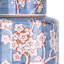 Multi Floral Ceramic Vase, 12"