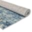 Dove Grey Splash Washable Area Rug, 10x14