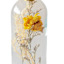 Honeybloom Glass Bottle with Plant Taper Candle Holder, 8"