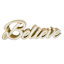 Gold Believe Cutout Table Sign, 4"