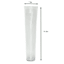 31.5In Clear Glass Oversized Vase
