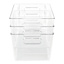 3-Pack Square Pantry Bin, Medium