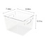 3-Pack Square Pantry Bin, Medium