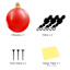 Opaque Red Giant Blow-Up Inflatable Ornament, 48"