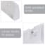 2-Pack Kitchen Drawer Divider