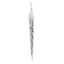 Silver Icicle Ornament, 24"