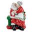 Classic Christmas Sitting Santa & Mrs.Claus', 8"