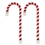 2-Pack Candy Cane Velvet Stocking Holders