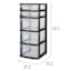 Sterilite 5-Drawer Storage Tower