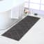 Diamond Dark Grey Bath Runner 22X60