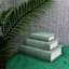 Green Linen Book Box, 7"