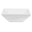 Super White Porcelain Hard Square Dinner Bowl, 7.2"