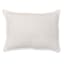 Crosby St. White Soft Textured Boucle Throw Pillow, 14x20