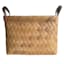 Light Chipwood Rectangle Storage Basket, Small