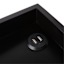 Jane X-Side Table with USB, Black