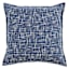 2-Pack Blue Two-Tone Textured Woven Throw Pillow, 18"