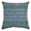 2-Pack Blue Cotton Woven Jacquard Throw Pillow, 18"