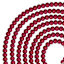 Homespun Holiday Red Wooden Bead Garland, 144"