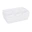 8-Piece White Interlocking Storage Bin Set