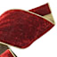 Classic Christmas 4" Red Velvet with Gold Back Ribbon, 5yd