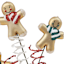 Gingerbread Lane Red & Green Gingerbread Man Pick Clip Ornament, 9"