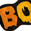 Homespun Halloween Boo Bath Rug, 15x30