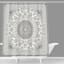 Found & Fable Hannah Black & White Shower Curtain, 72"