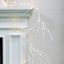 Battery Operated Warm White LED Birch Garland, 6'