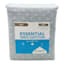 4-Piece Light Blue 200 Thread Count Brushed Cotton Sheet Set, King
