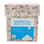 4-Piece Floral 200 Thread Count Brushed Cotton Sheet Set, Queen