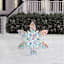 Twinkling LED Iridescent Snowflake, 30"