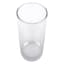 Clear Glass Cylinder Vase, 10"